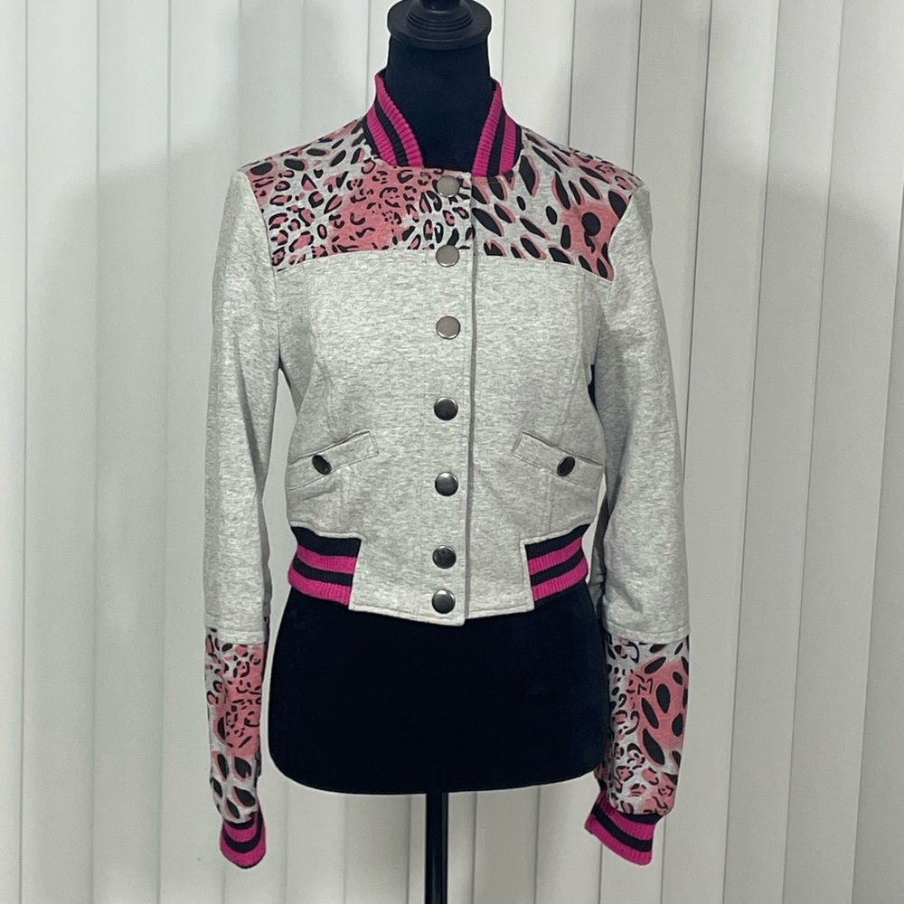 Criminal Damage Sample Leopard Print Cropped Vars… - image 3